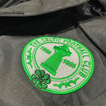 Retro Celtic Centenary Embroidered Core Channel Jacket - Black Large