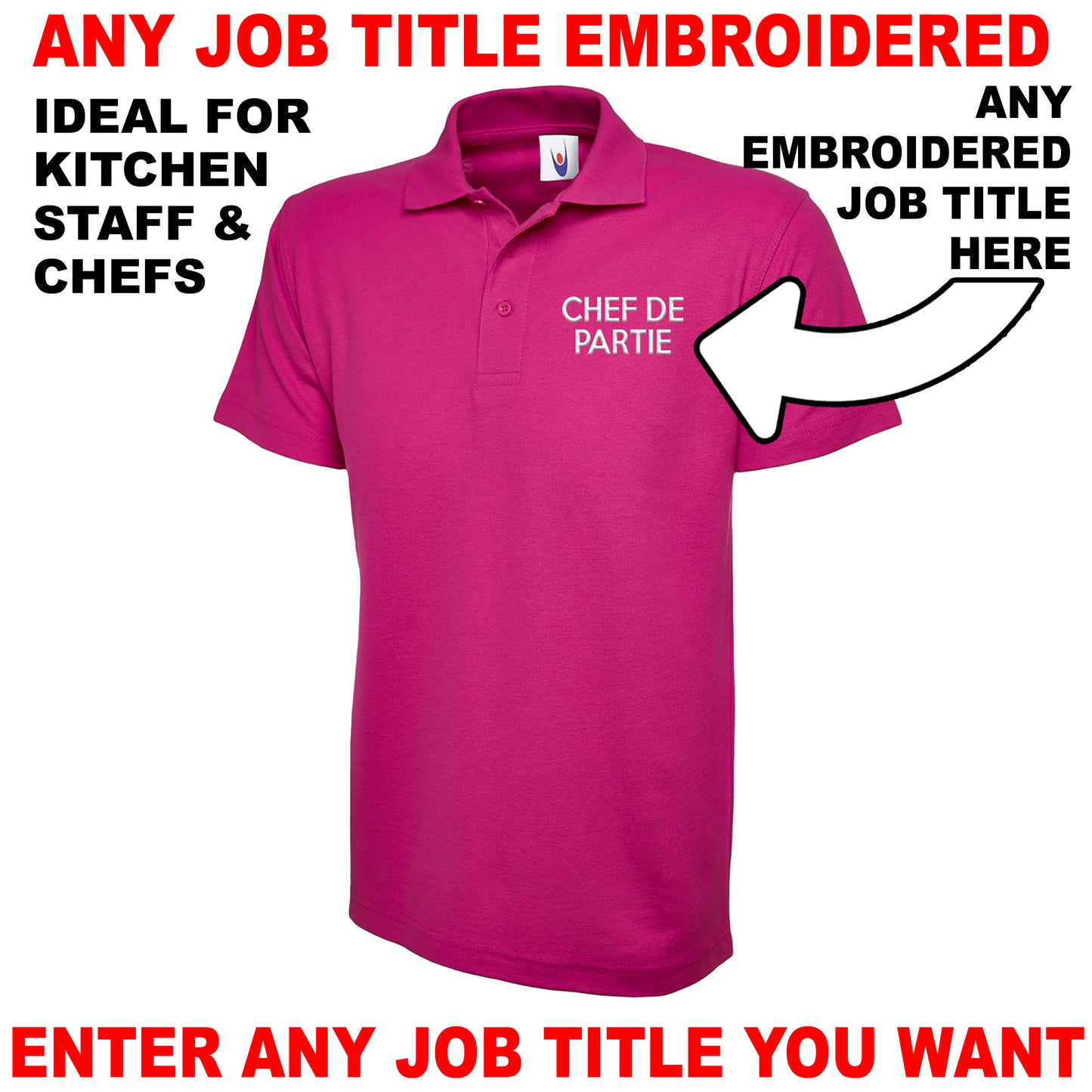 Custom Kitchen Staff Polo Shirt