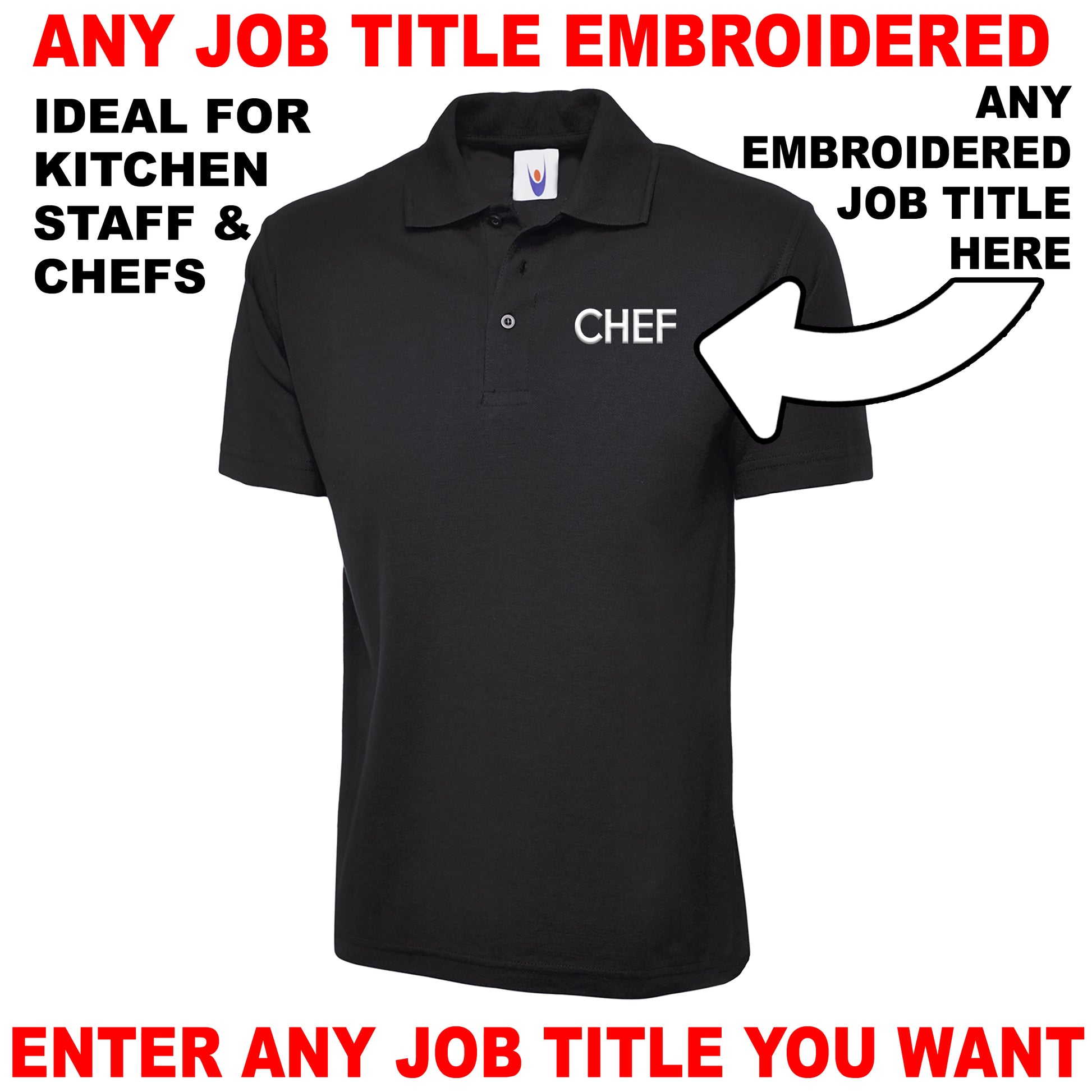 Custom Kitchen Staff Polo Shirt