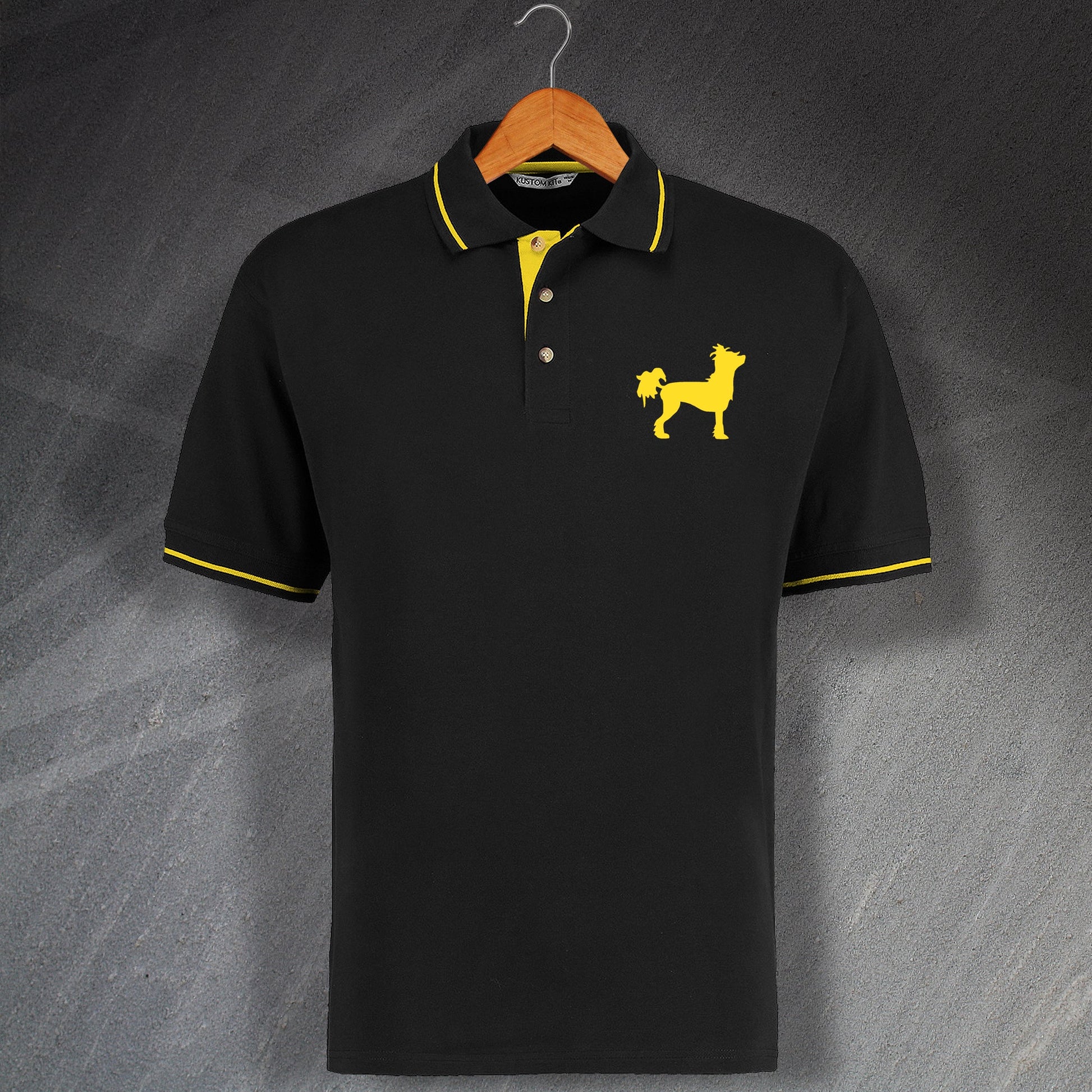 Chinese Crested Dog Polo Shirt