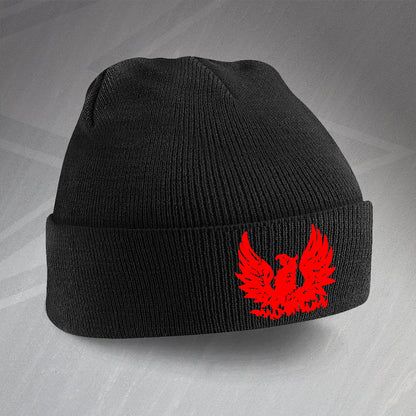 Retro Cirencester Beanie Hat with Embroidered Badge