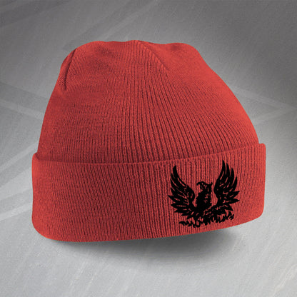 Retro Cirencester Beanie Hat with Embroidered Badge