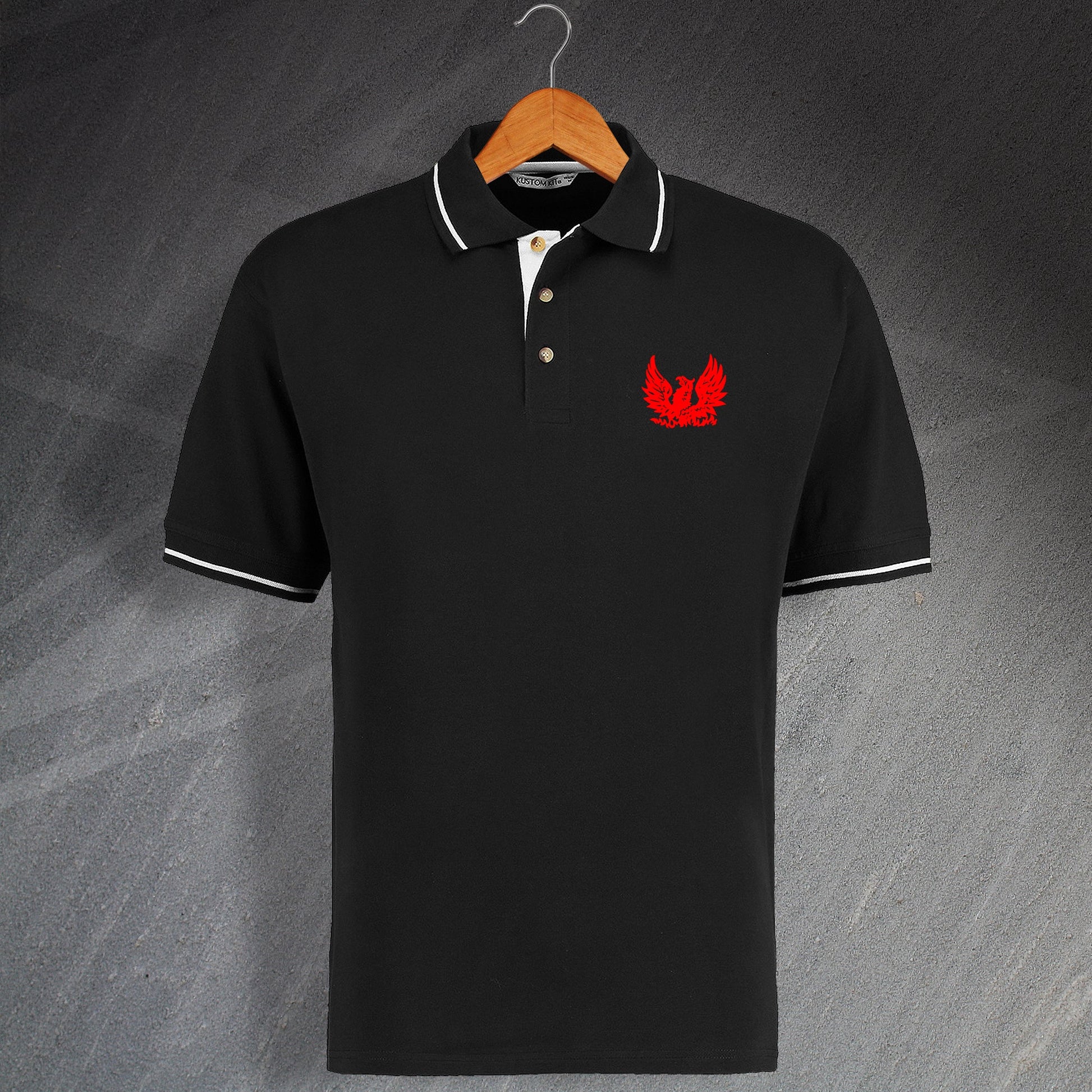 Retro Cirencester Embroidered Contrast Polo Shirt