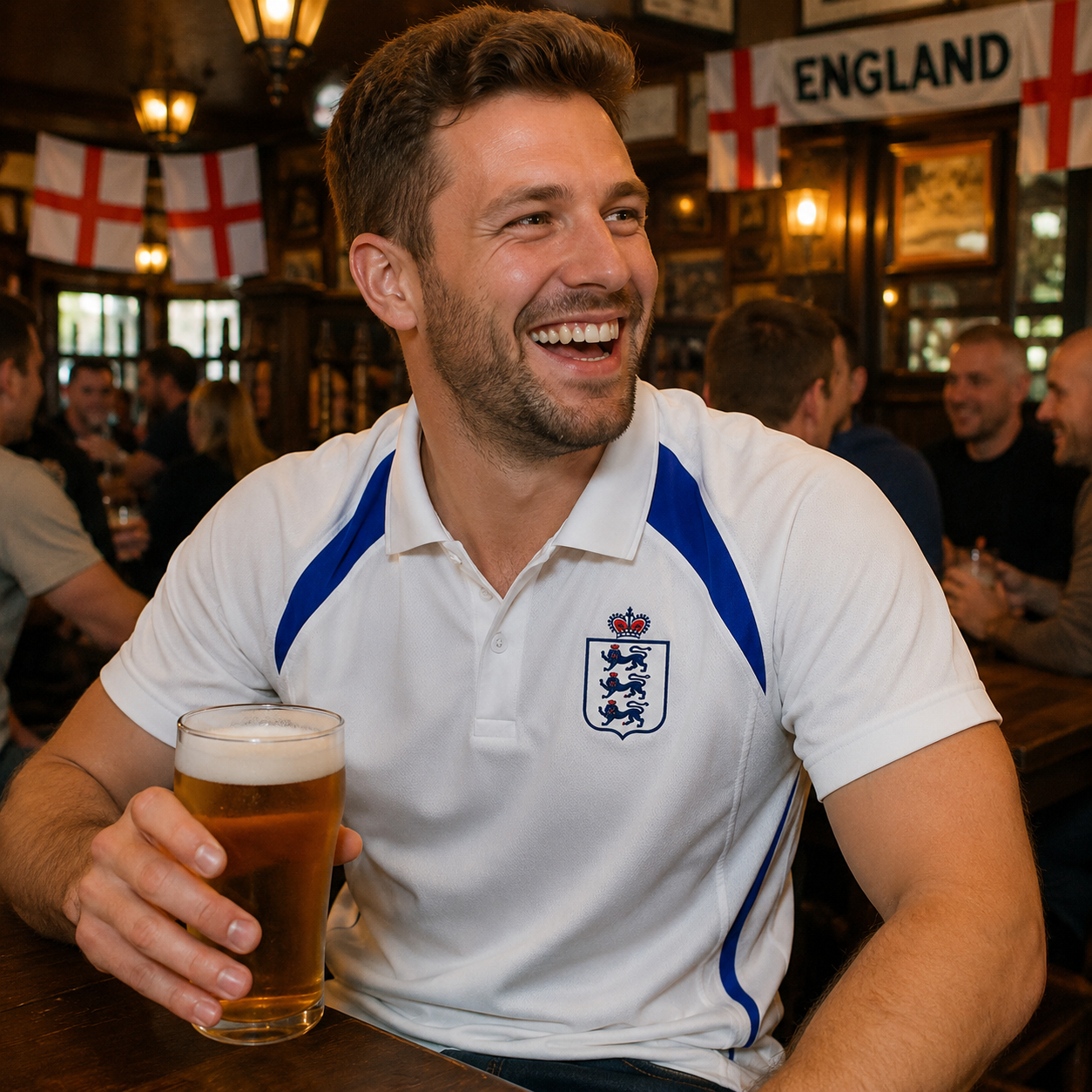Classic England Football Shirt