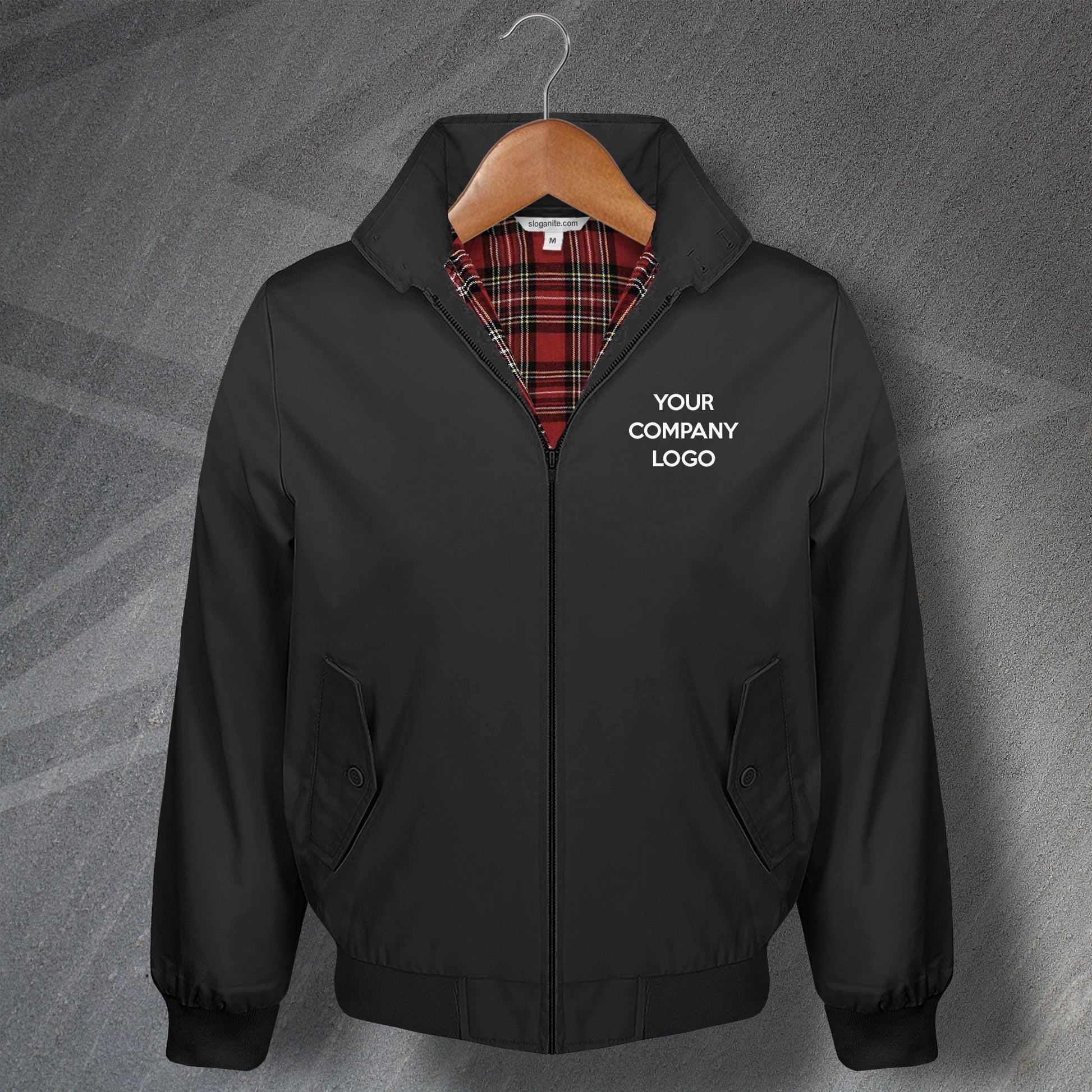 Harrington Jacket Embroidered with Your Company Logo