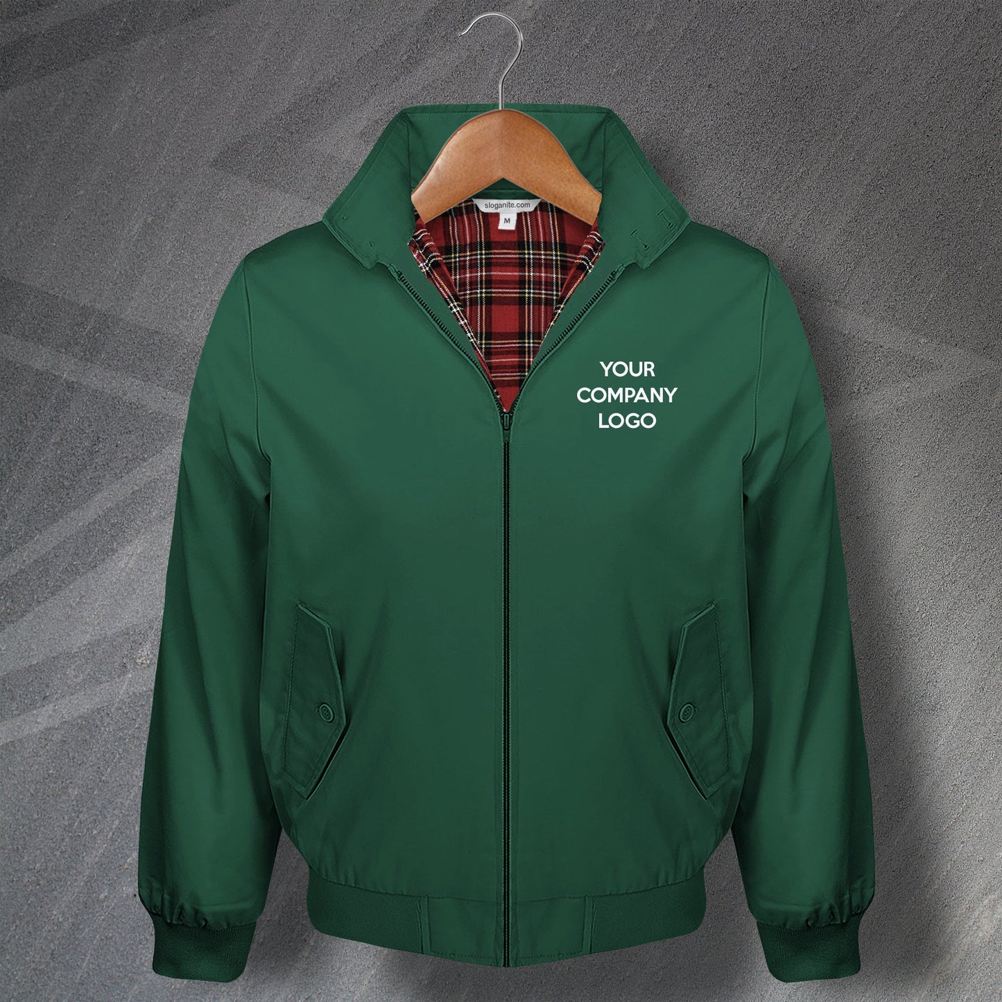 Harrington Jacket Embroidered with Your Company Logo