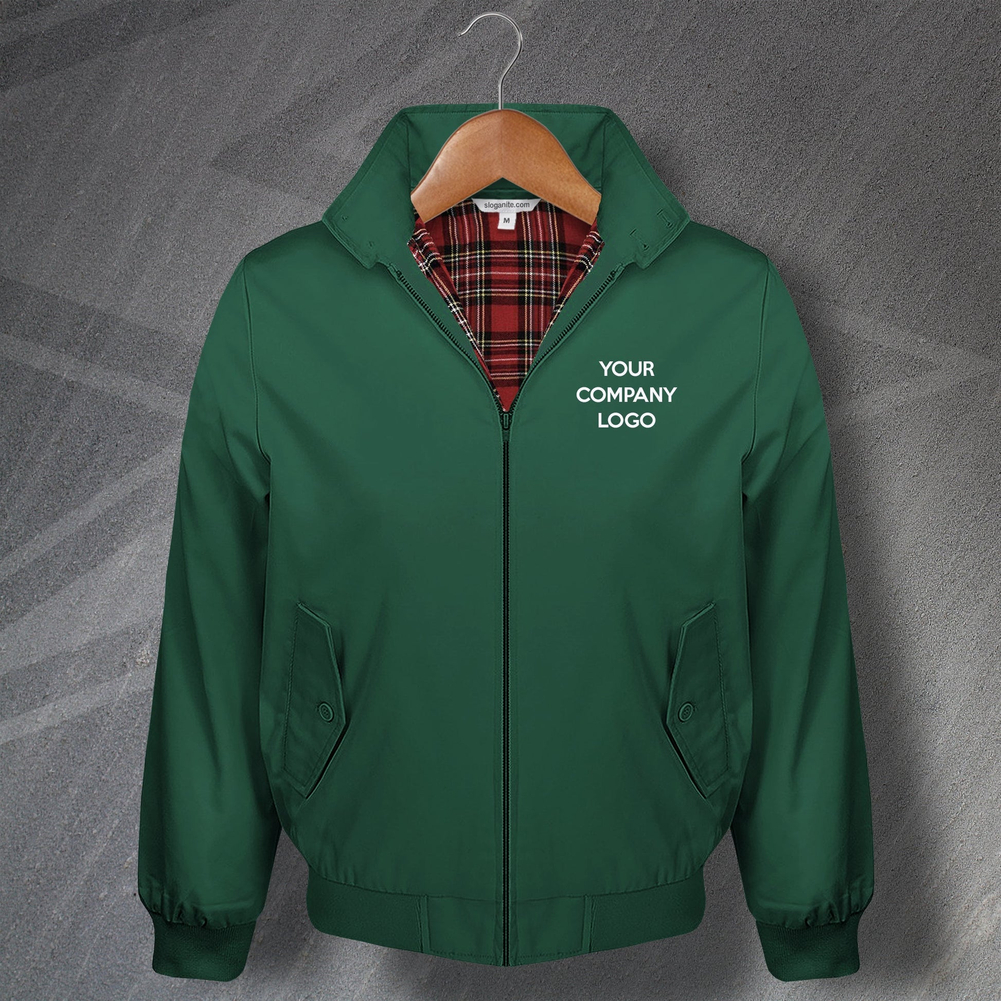 Harrington Jacket Embroidered with Your Company Logo
