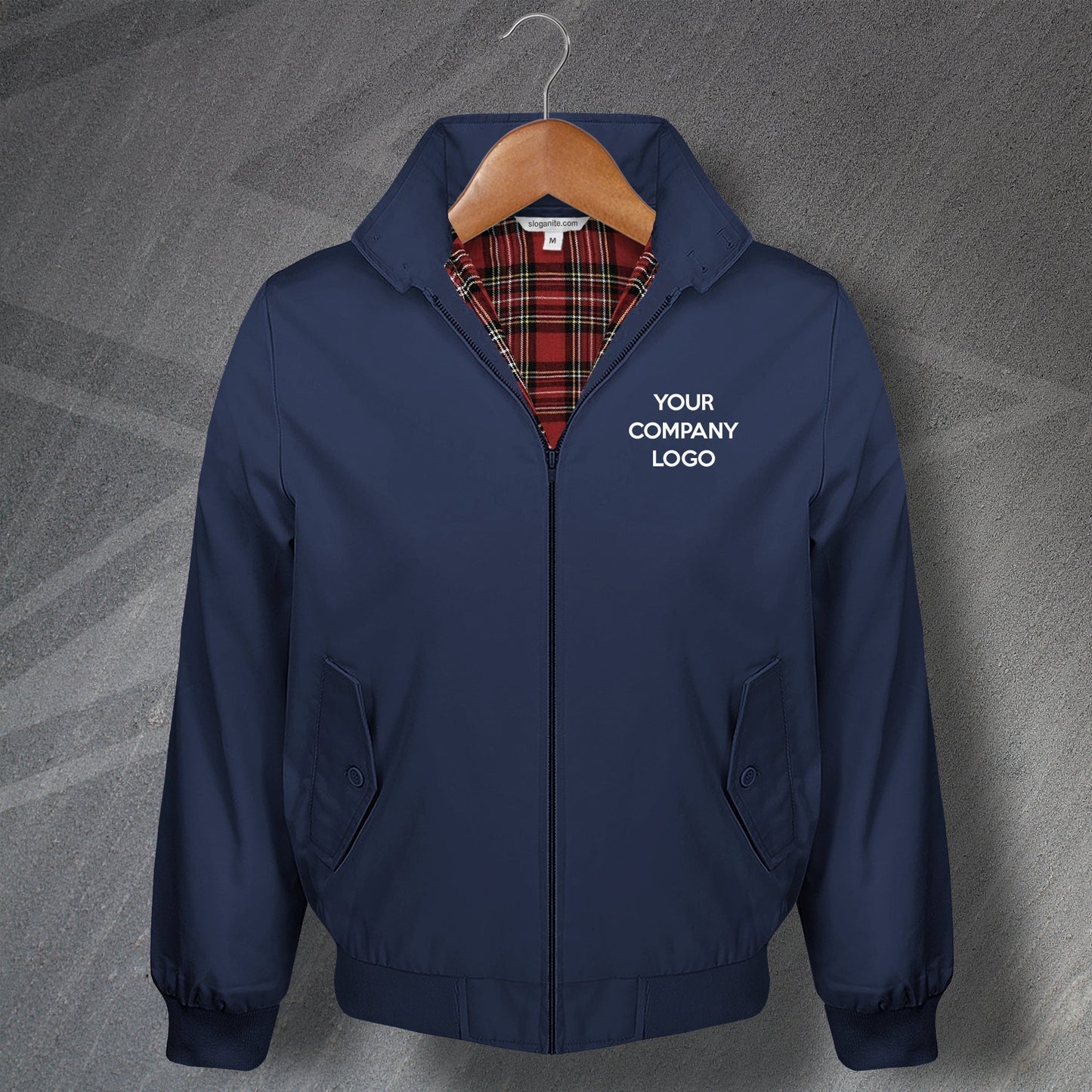 Harrington Jacket Embroidered with Your Company Logo
