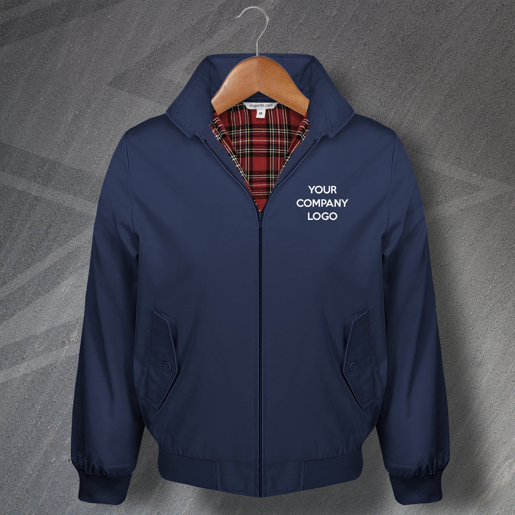 Harrington Jacket Embroidered with Your Company Logo