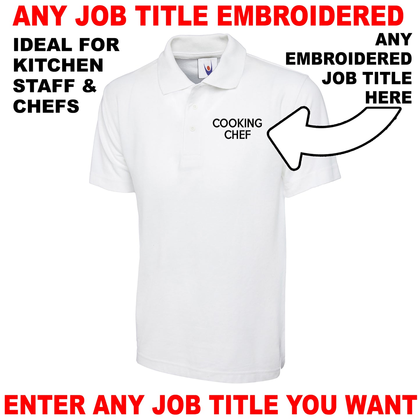 Custom Kitchen Staff Polo Shirt