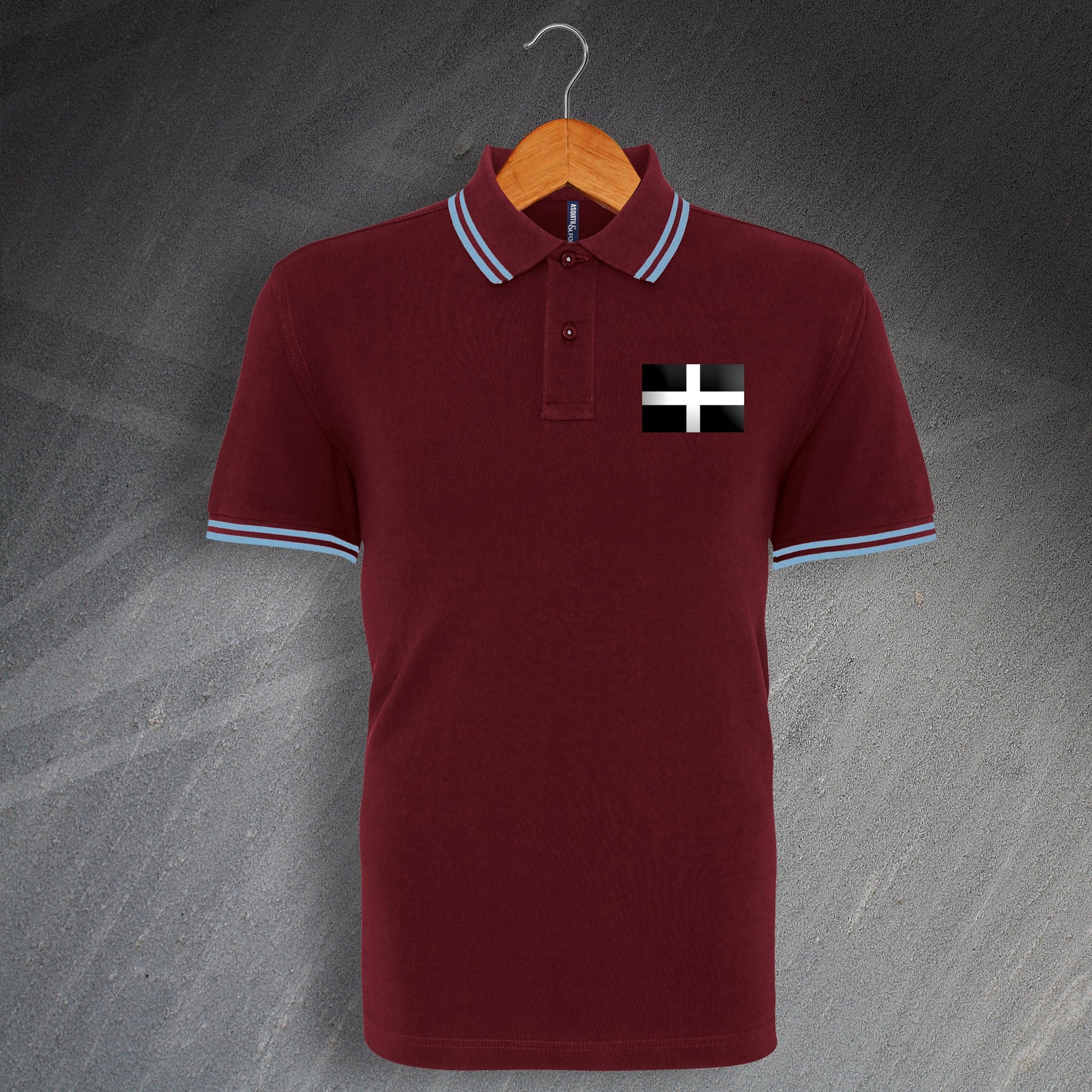Saint Piran's Flag Polo Shirt