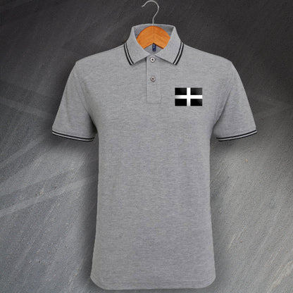 Saint Piran's Flag Polo Shirt