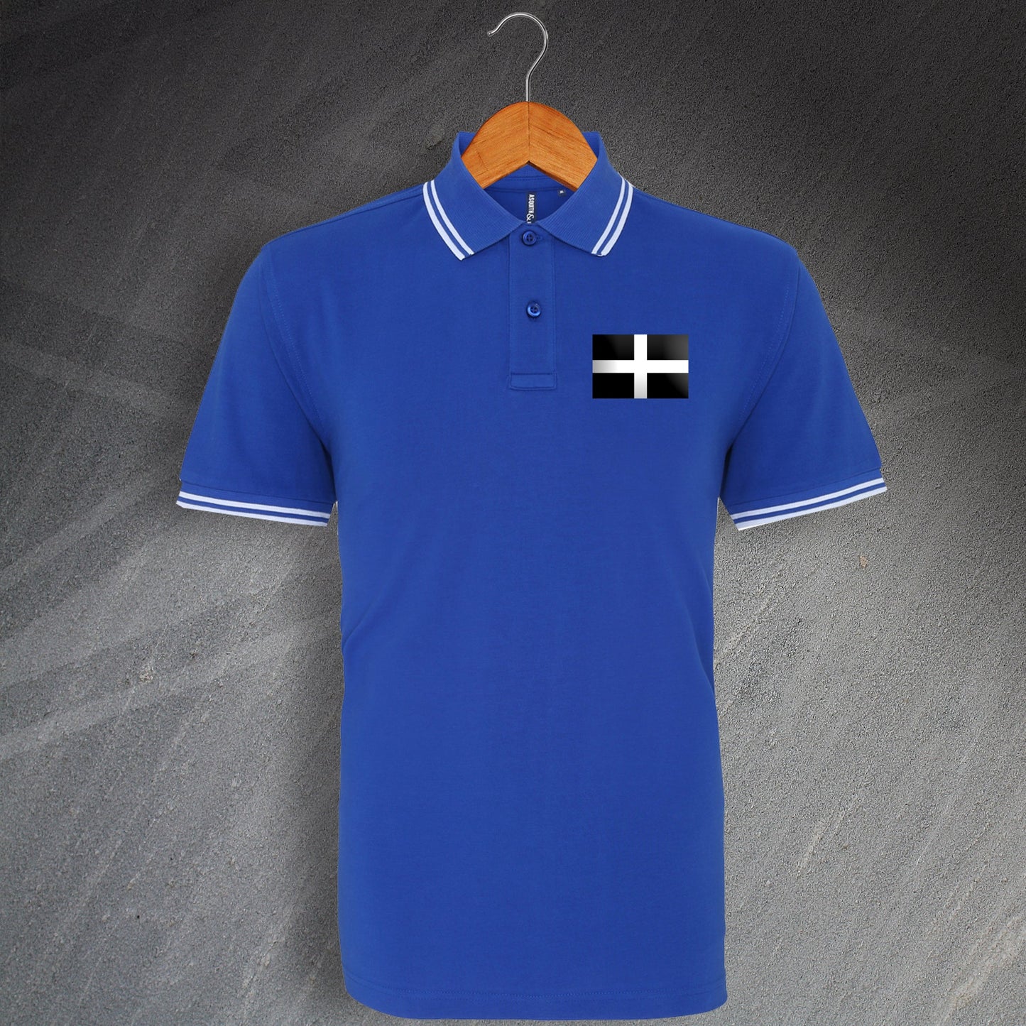 Saint Piran's Flag Polo Shirt