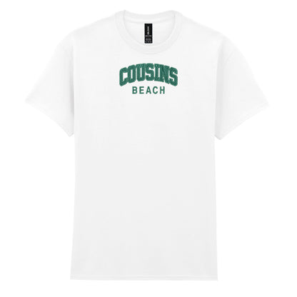Cousins Beach Embroidered Heavy Cotton T Shirt