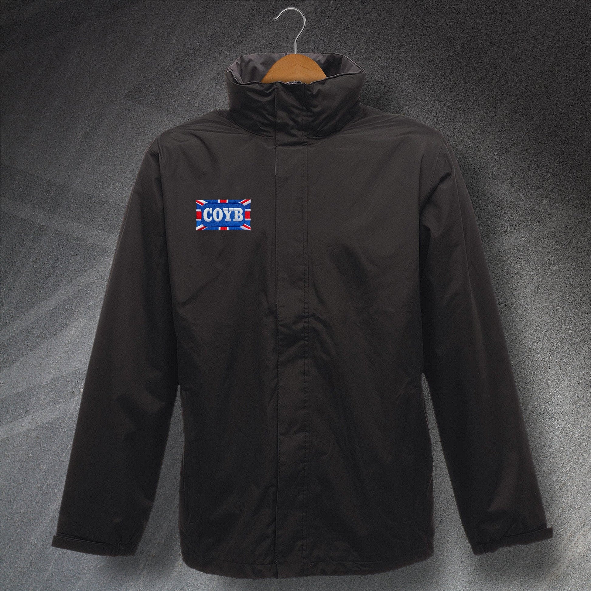 COYB Embroidered Union Jack Waterproof Jacket