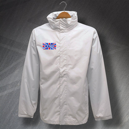 COYS Embroidered Union Jack Waterproof Jacket
