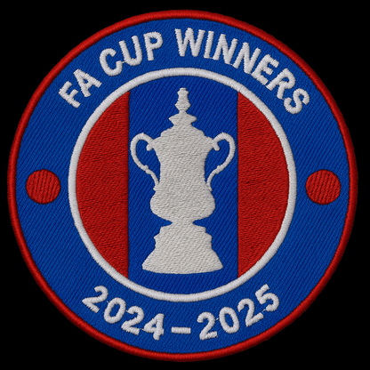 Crystal Palace FA Cup Winners 2024-2025 Embroidered Classic Polo Shirt