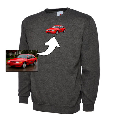 Custom Car Embroidered Sweatshirt