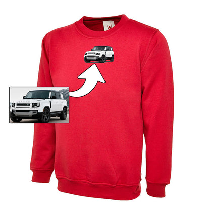 Custom Car Embroidered Sweatshirt