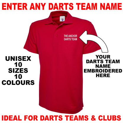 Custom Darts Team Polo Shirts UK