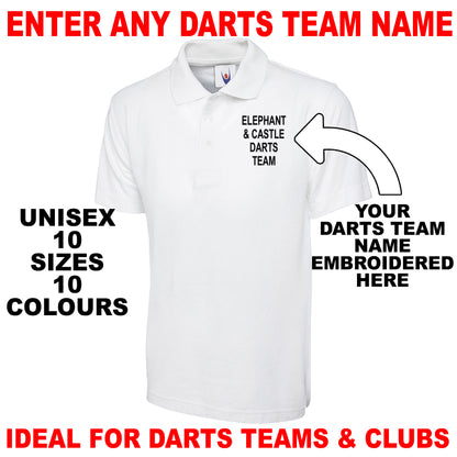 Custom Darts Team Polo Shirts UK