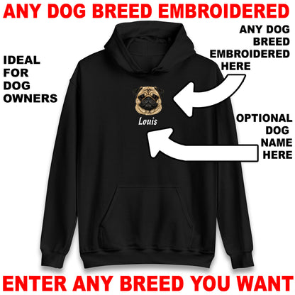 Custom Embroidered Dog Hoodie