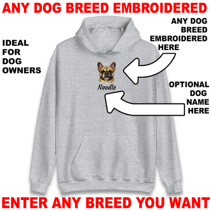 Custom Embroidered Dog Hoodie