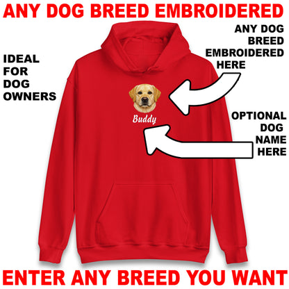 Custom Embroidered Dog Hoodie
