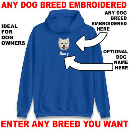 Custom Embroidered Dog Hoodie