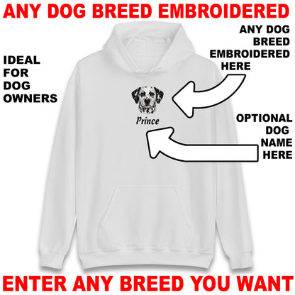 Custom Embroidered Dog Hoodie