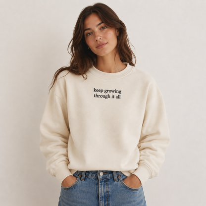 Custom Embroidered Sweatshirt Personalised Text Jumper Customisable Sweatshirt with Embroidery Placement