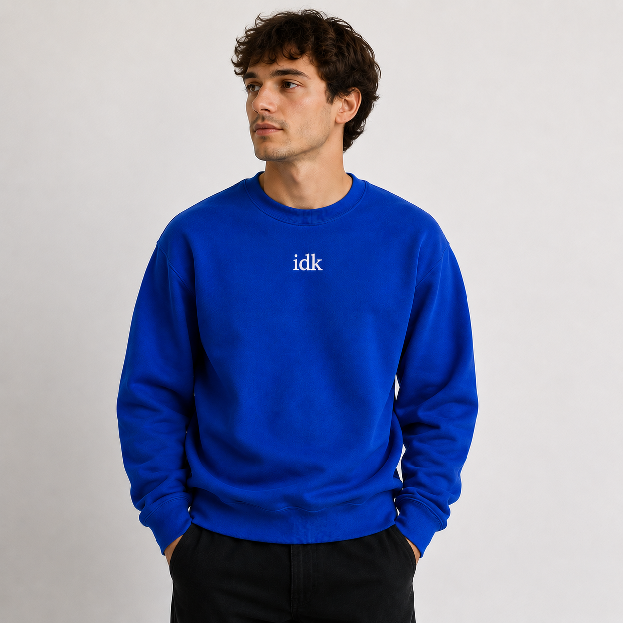 Custom Embroidered Sweatshirt Personalised Text Jumper Customisable Sweatshirt with Embroidery Placement