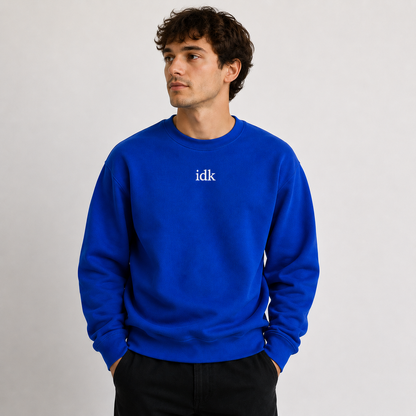 Custom Embroidered Sweatshirt Personalised Text Jumper Customisable Sweatshirt with Embroidery Placement
