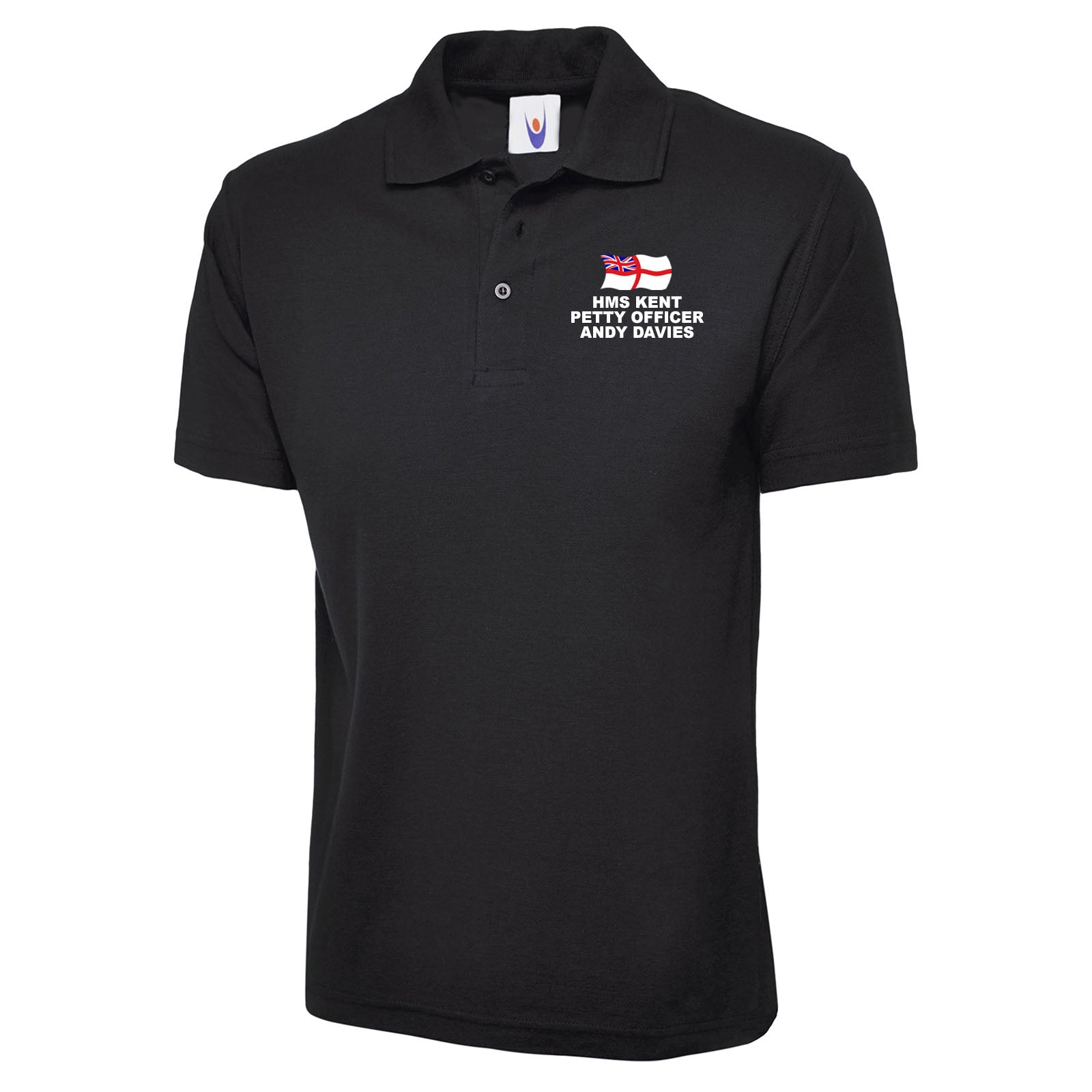 Custom Royal Navy Polo Shirts UK