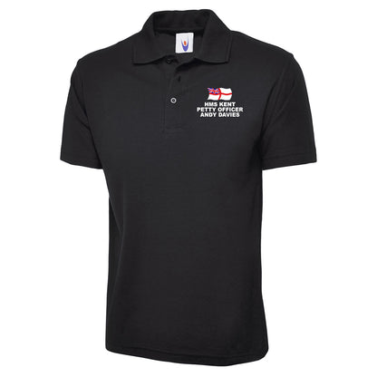 Custom Royal Navy Polo Shirts UK