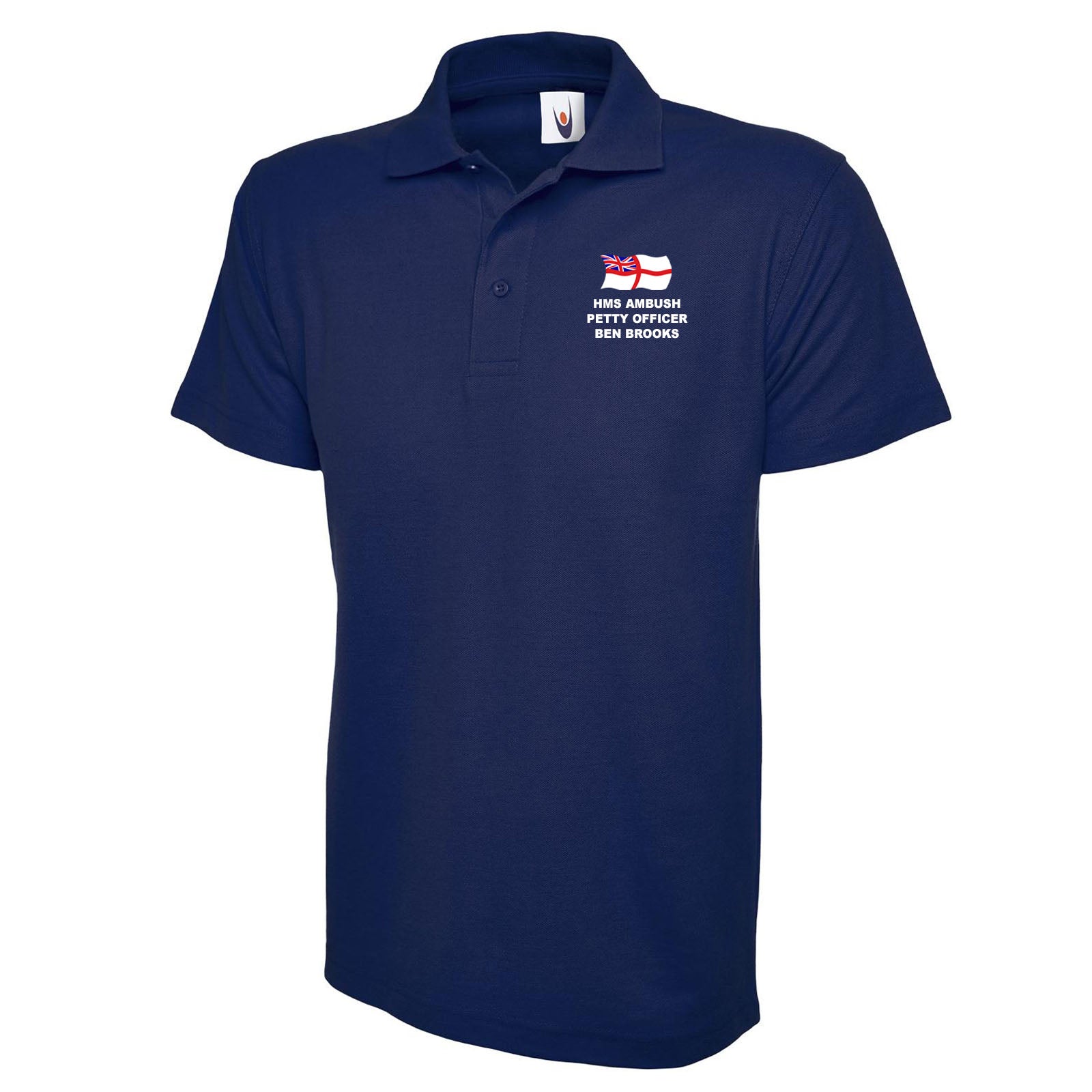 Custom Royal Navy Polo Shirts UK
