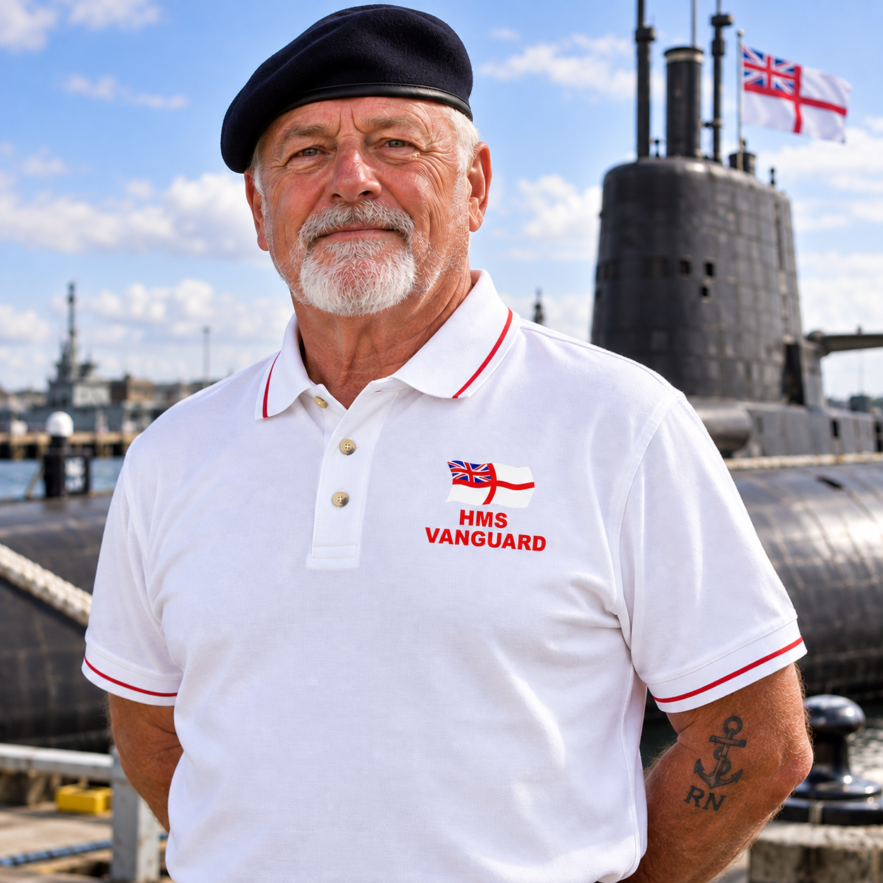 Custom Royal Navy Polo Shirts