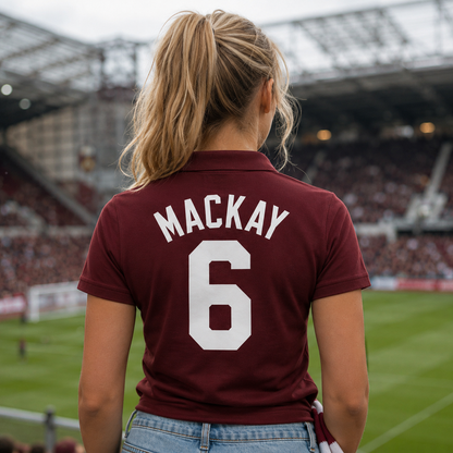 Dave Mackay Hearts Football Shirt