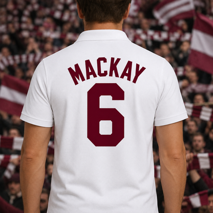 Dave Mackay Hearts Football Shirt
