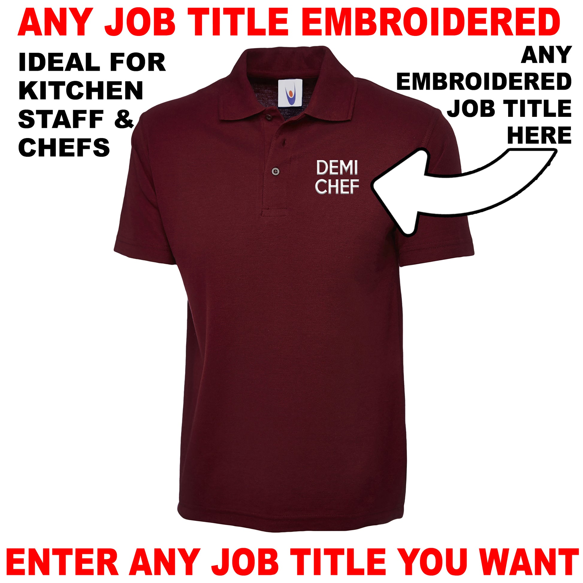 Custom Kitchen Staff Polo Shirt