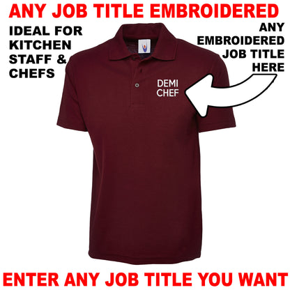 Custom Kitchen Staff Polo Shirt