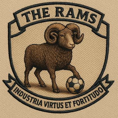 The Rams Industria Virtus Et Fortitudo Embroidered Classic T Shirt