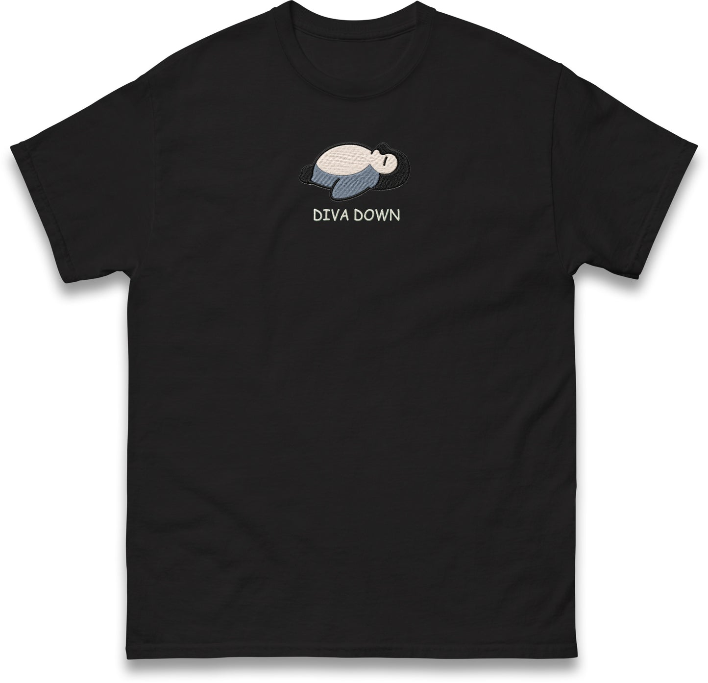 Diva Down Penguin T Shirt Funny Penguin Tee Cute Animal Shirt