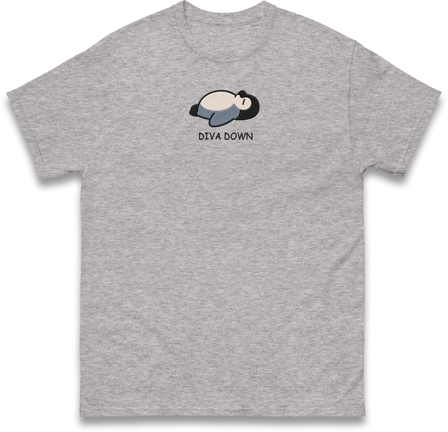 Diva Down Penguin T Shirt Funny Penguin Tee Cute Animal Shirt