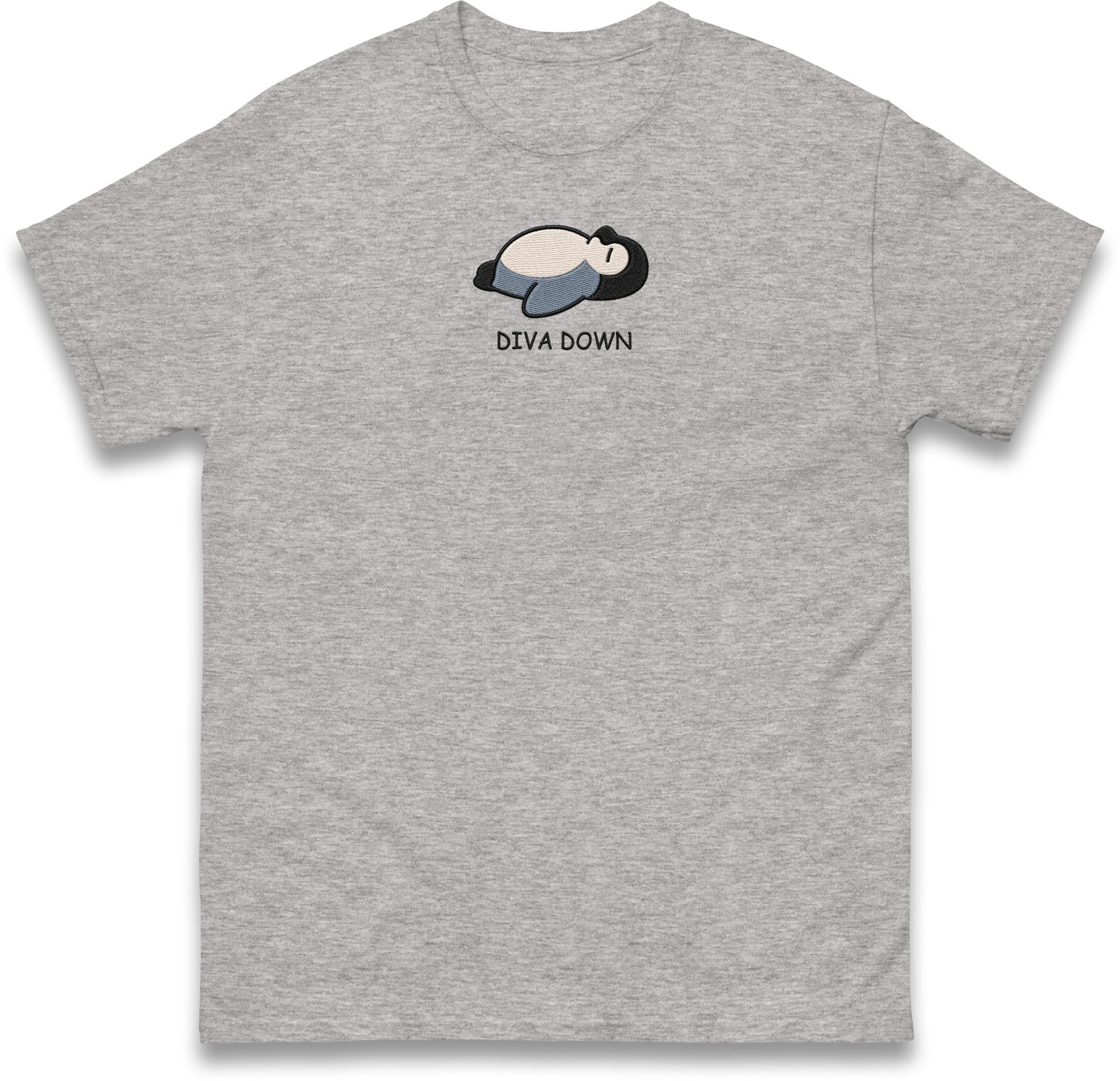 Diva Down Penguin T Shirt Funny Penguin Tee Cute Animal Shirt