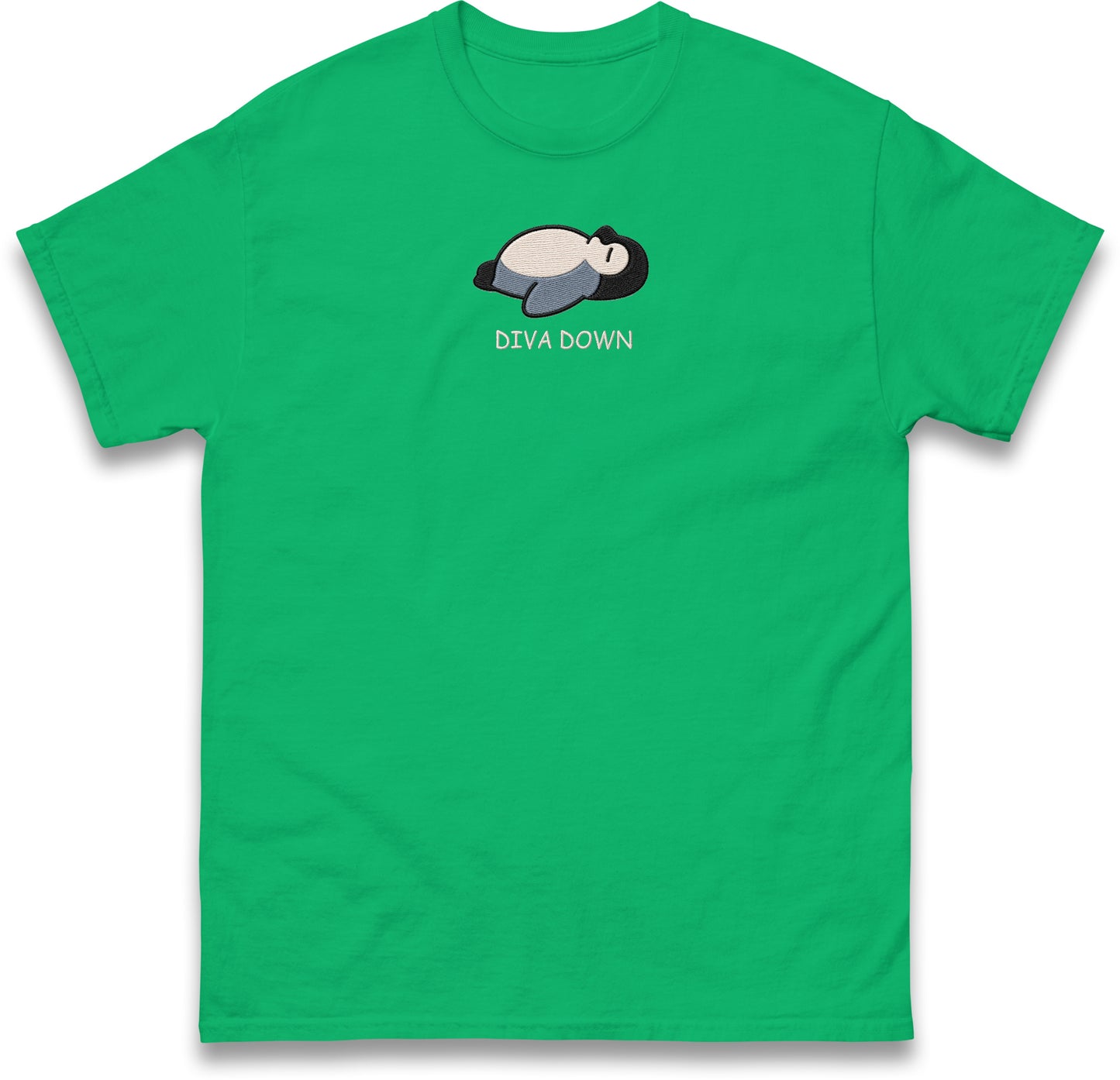 Diva Down Penguin T Shirt Funny Penguin Tee Cute Animal Shirt