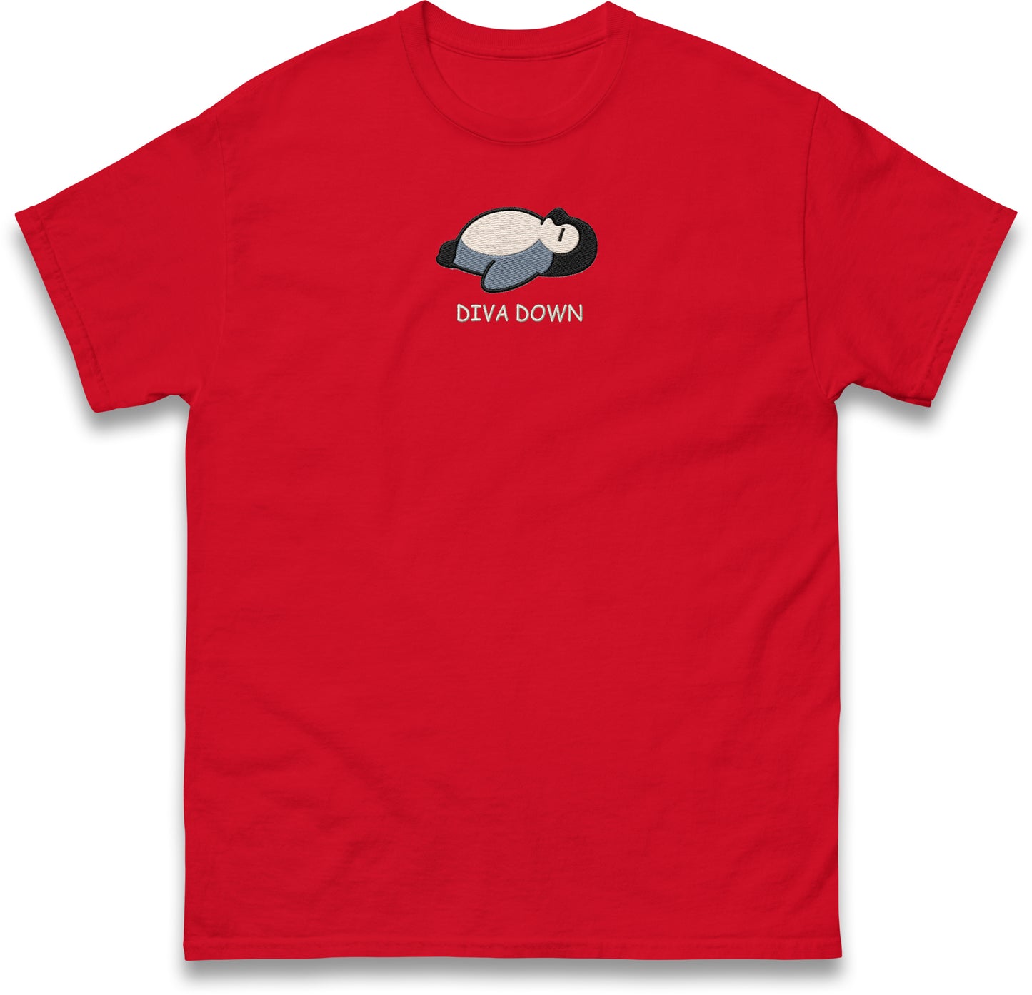 Diva Down Penguin T Shirt Funny Penguin Tee Cute Animal Shirt