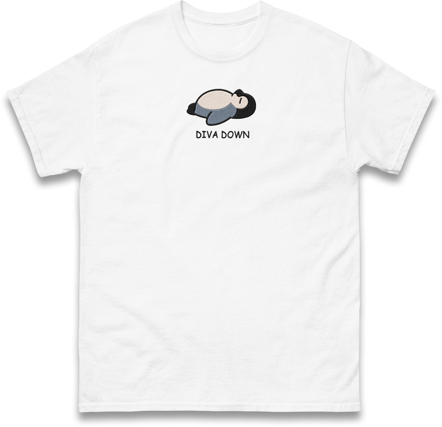 Diva Down Penguin T Shirt Funny Penguin Tee Cute Animal Shirt