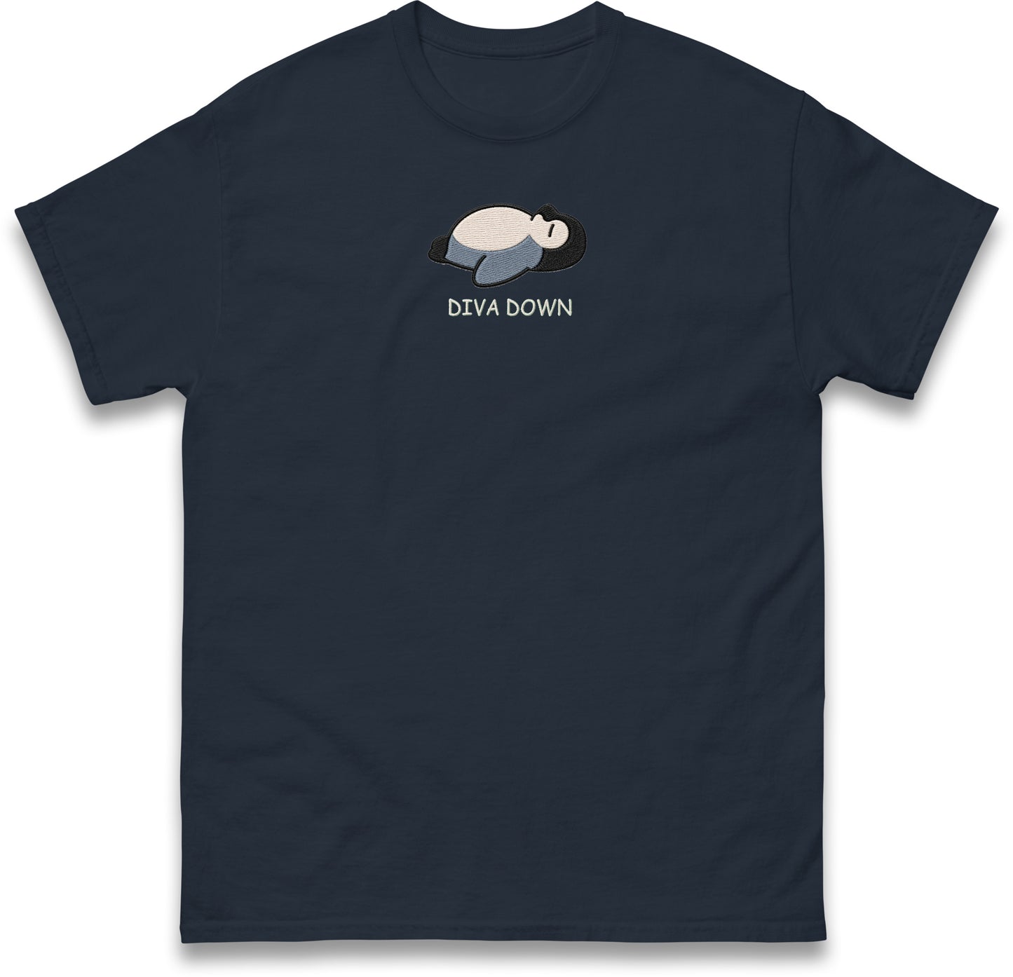 Diva Down Penguin T Shirt Funny Penguin Tee Cute Animal Shirt