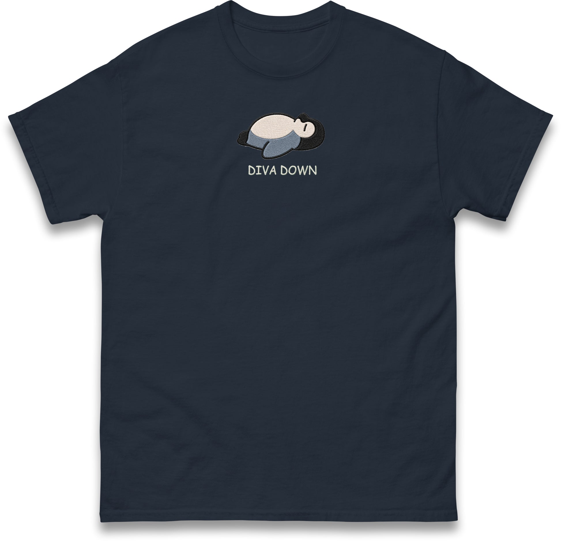 Diva Down Penguin T Shirt Funny Penguin Tee Cute Animal Shirt